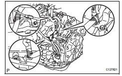 Toyota RAV4. Disconnect wire harness