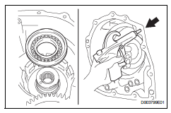 Toyota RAV4. Remove underdrive brake piston