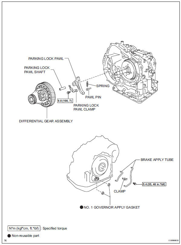 Toyota RAV4. Automatic transaxle unit