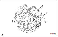 Toyota RAV4. Remove no. 1 Transaxle case plug