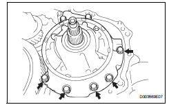 Toyota RAV4. Remove oil pump assembly