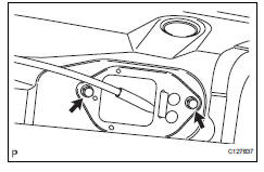 Toyota RAV4. Install transaxle control cable assembly