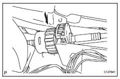 Toyota RAV4. Install transaxle control cable assembly