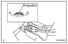 Toyota RAV4. Install transaxle control cable assembly