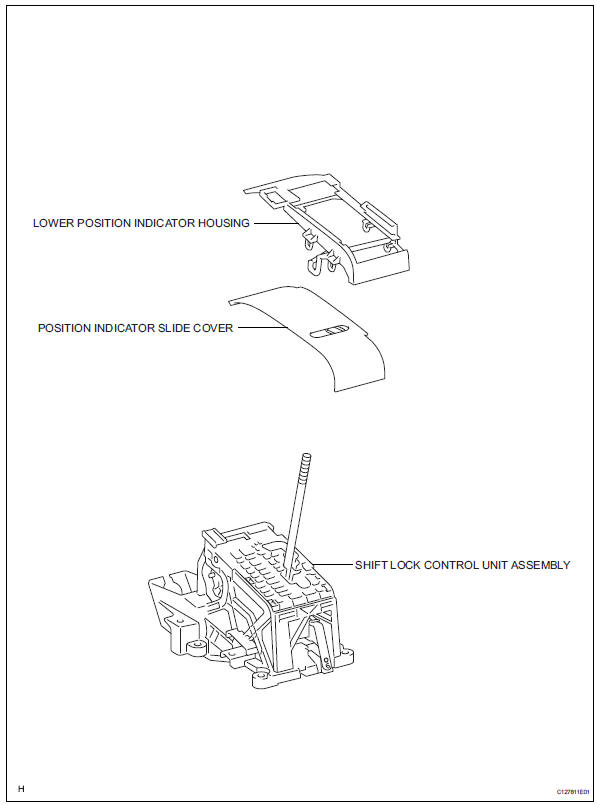 Toyota RAV4. Floor shift assembly