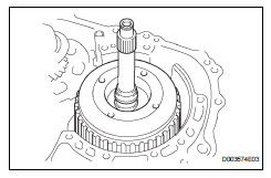 Toyota RAV4. Remove forward clutch assembly