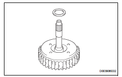 Toyota RAV4. Remove forward clutch assembly