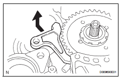 Toyota RAV4. Remove underdrive planetary gear assembly