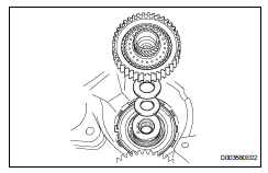 Toyota RAV4. Remove underdrive clutch assembly