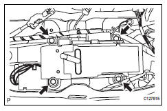 Toyota RAV4. Remove floor shift assembly