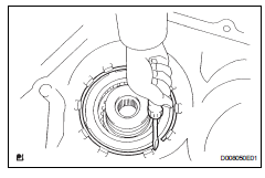 Toyota RAV4. Remove no. 2 Underdrive clutch disc