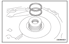 Toyota RAV4. Remove transaxle rear cover subassembly