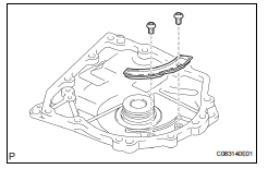 Toyota RAV4. Remove transaxle rear cover subassembly