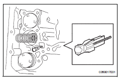 Toyota RAV4. Remove transmission valve body assembly