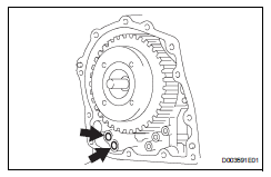 Toyota RAV4. Remove no. 1 Governor apply gasket