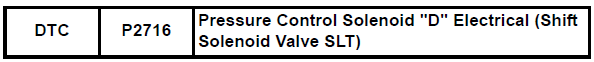 Toyota RAV4. Pressure control solenoid "d" electrical (shift solenoid valve slt)