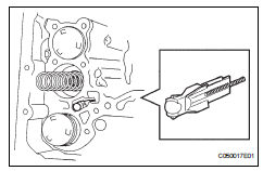 Toyota RAV4. Install transmission valve body assembly