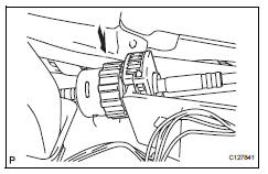 Toyota RAV4. Connect transaxle control cable assembly