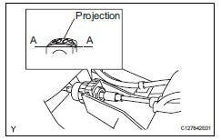 Toyota RAV4. Connect transaxle control cable assembly