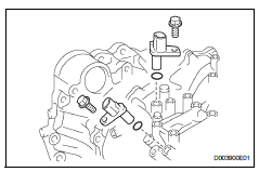 Toyota RAV4. Remove speed sensor