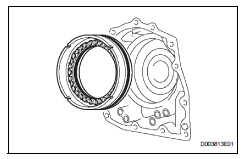 Toyota RAV4. Install 1st and reverse brake piston