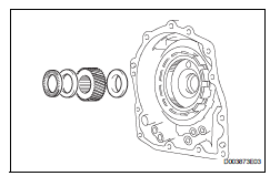 Toyota RAV4. Install input sun gear