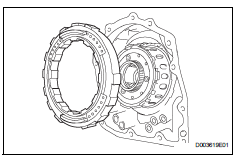 Toyota RAV4. Install 2nd brake piston assembly