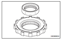 Toyota RAV4. Install 1-way clutch assembly