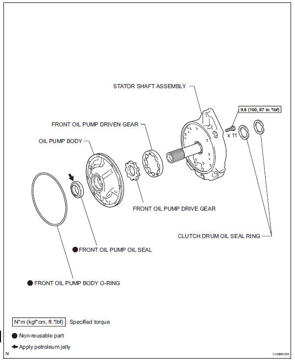 Toyota RAV4. Oil pump