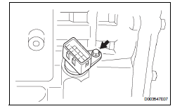 Toyota RAV4. Install transmission wire