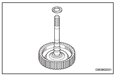 Toyota RAV4. Install direct clutch