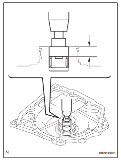 Toyota RAV4. Install transaxle rear cover subassembly