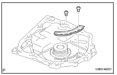 Toyota RAV4. Install transaxle rear cover subassembly