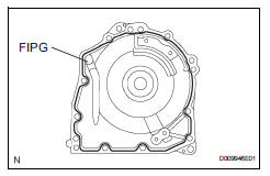 Toyota RAV4. Install transaxle rear cover subassembly