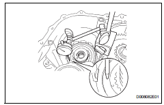 Toyota RAV4. Install no. 2 Underdrive clutch disc