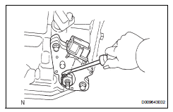 Toyota RAV4. Install park/neutral position switch assembly