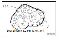 Toyota RAV4. Install transaxle housing