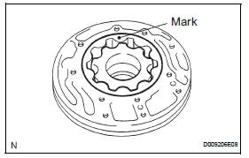 Toyota RAV4. Install front oil pump driven gear