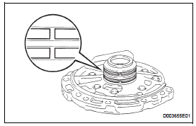 Toyota RAV4. Install clutch drum oil seal ring