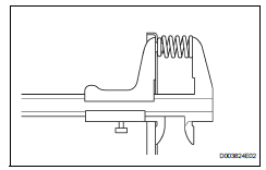 Toyota RAV4. Inspect 2nd brake piston return spring sub-assembly