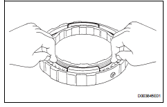 Toyota RAV4. Install 2nd brake piston