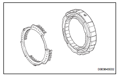 Toyota RAV4. Install 2nd brake piston return spring sub-assembly