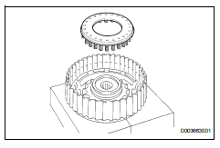 Toyota RAV4. Inspect forward clutch return spring sub-assembly (see page ax-228)