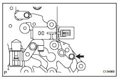 Toyota RAV4. Install shift solenoid valve sl1