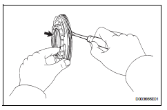 Toyota RAV4. Remove forward clutch piston subassembly (see page ax-228)