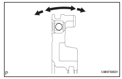 Toyota RAV4. Inspect forward clutch piston subassembly