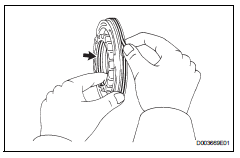 Toyota RAV4. Install forward clutch piston subassembly