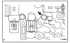 Toyota RAV4. Remove shift solenoid valve dsl