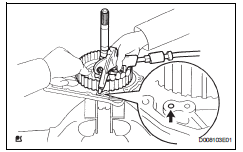 Toyota RAV4. Remove direct clutch return spring subassembly