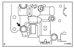 Toyota RAV4. Install shift solenoid valve s4